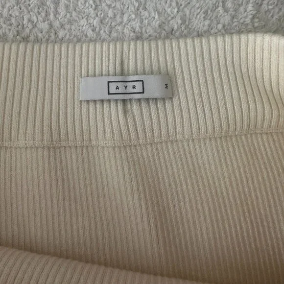 AYR The Curator Ribbed Knit Skirt Size Medium - Picture 5 of 5